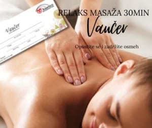 Relaks masaža 30min vaučer