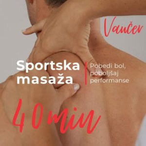 Vaučer za sportsku masažu 40min